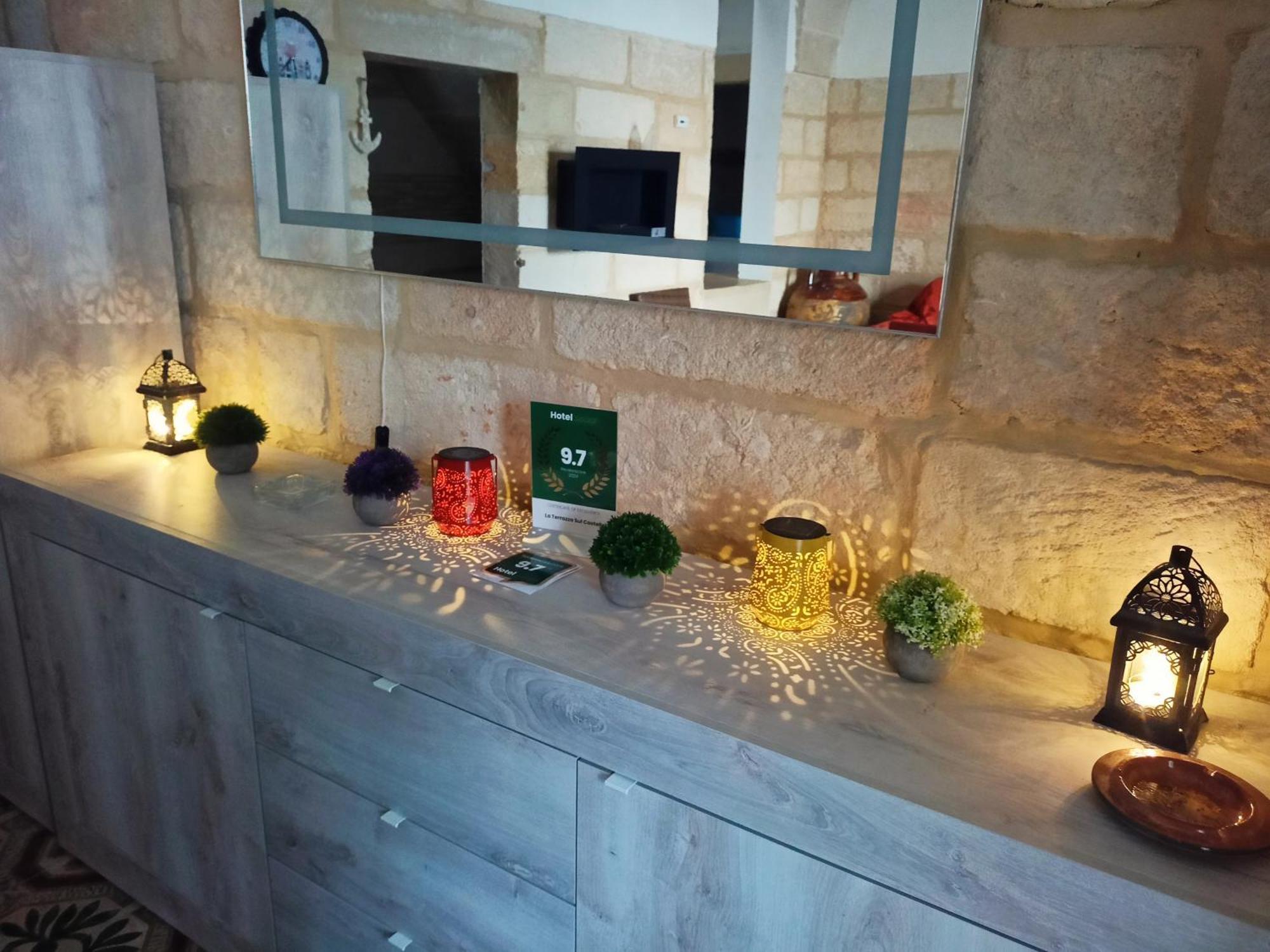 La Terrazza Sul Castello Apartment Palmariggi Екстериор снимка